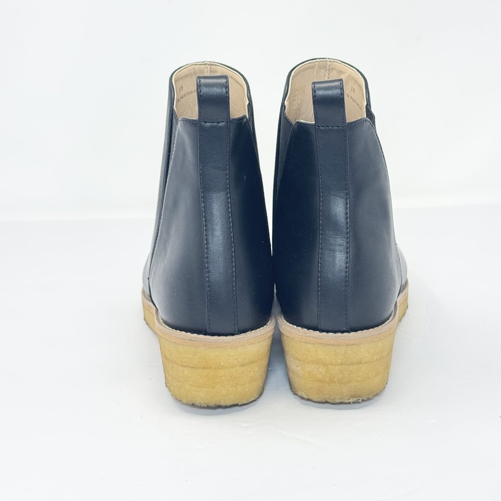 Sydney Brown Crepe Ankle Boot Black EU Size 39 / US Size 9 - Picture 7 of 13